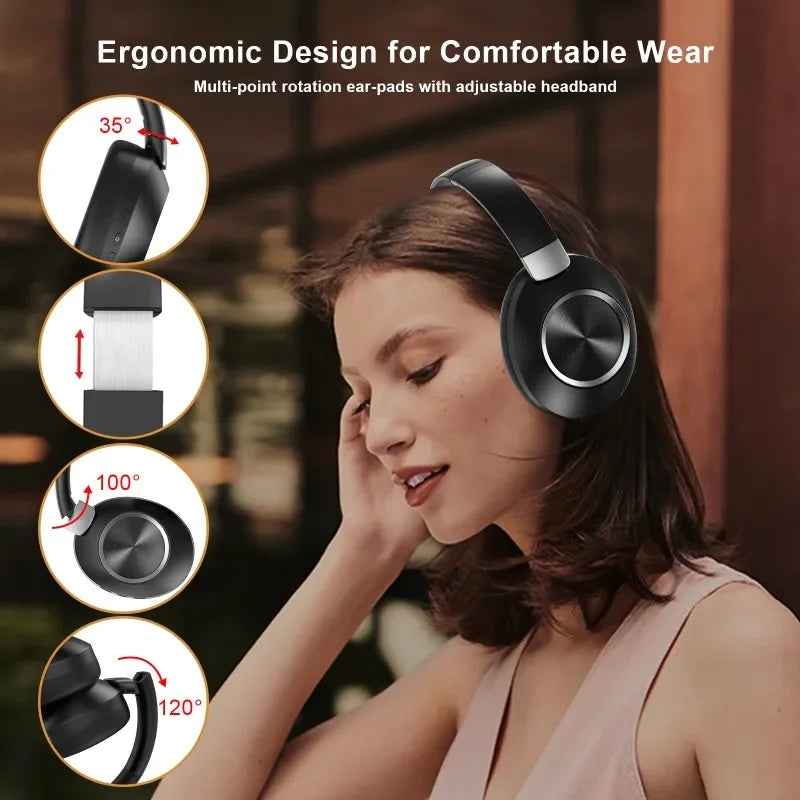 Newest Headphone Wireless Bluetooth Headset With Mic Noise Cancelling Headsets Stereo Sound Earphone Sports Gaming Headset Gift